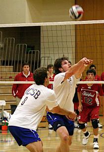 Sophomore outside hitter Sam Moisenco had three of UCSB's 26 as the Gauchos hit .206 in a four-game loss to Stanford.